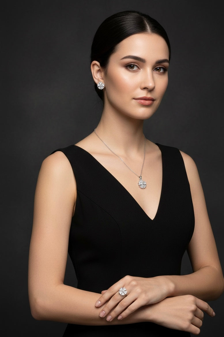 Ladies Complete Jewellery Set with Watch